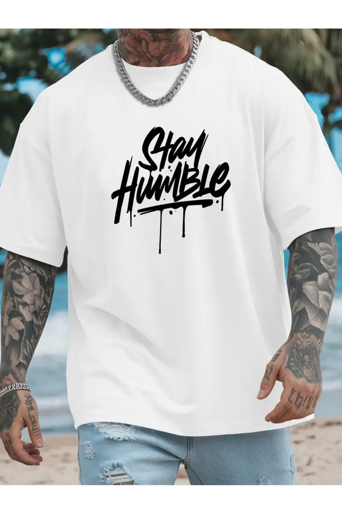 Premium Oversize Kesim Kısa Kollu Baskılı T-shirt