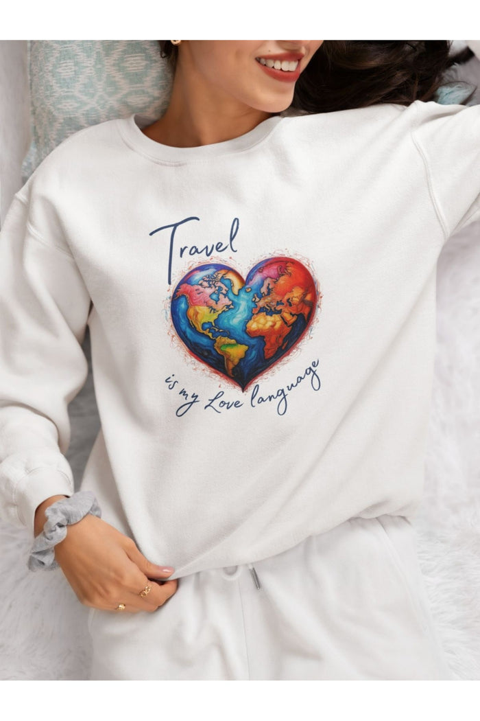 Premium Oversize Kesim Uzun Kollu Baskılı Sweatshirt
