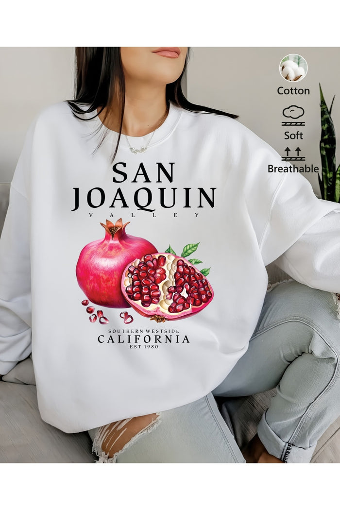 Premium Oversize Kesim Uzun Kollu Baskılı Sweatshirt