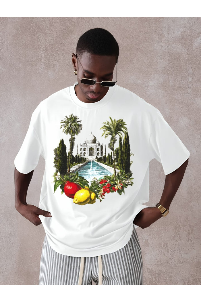Premium Oversize Kesim Kısa Kollu Baskılı T-shirt