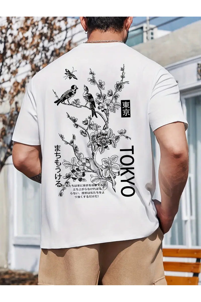 Premium Oversize Kesim Kısa Kollu Baskılı T-shirt