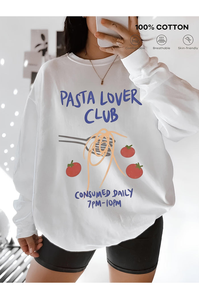 Premium Oversize Kesim Uzun Kollu Baskılı Sweatshirt
