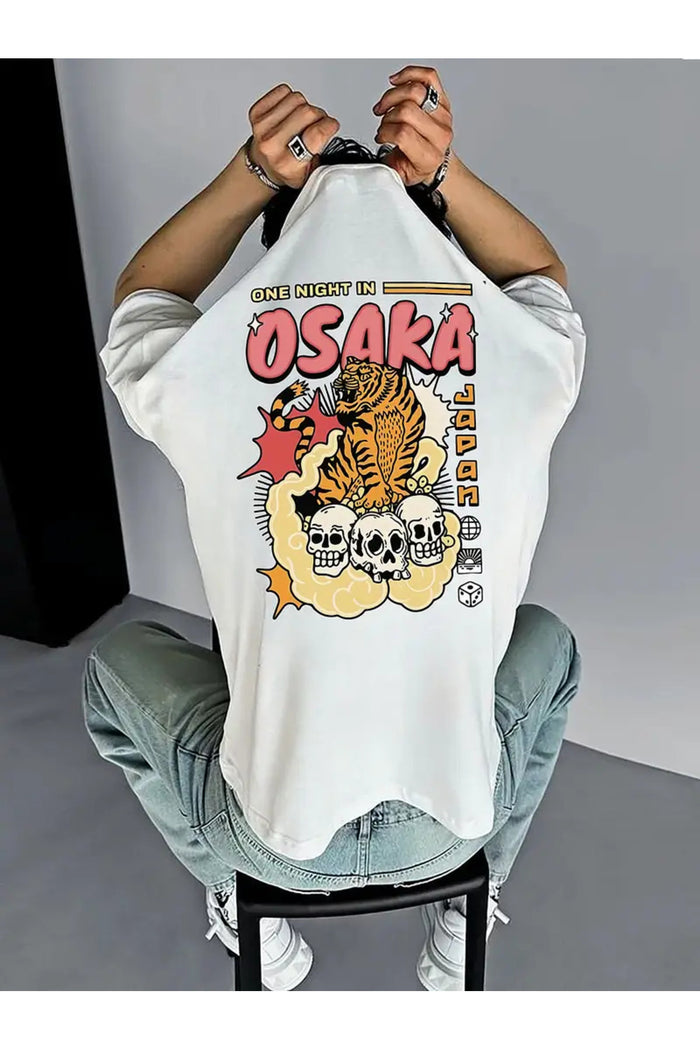 Premium Oversize Kesim Kısa Kollu Baskılı T-shirt