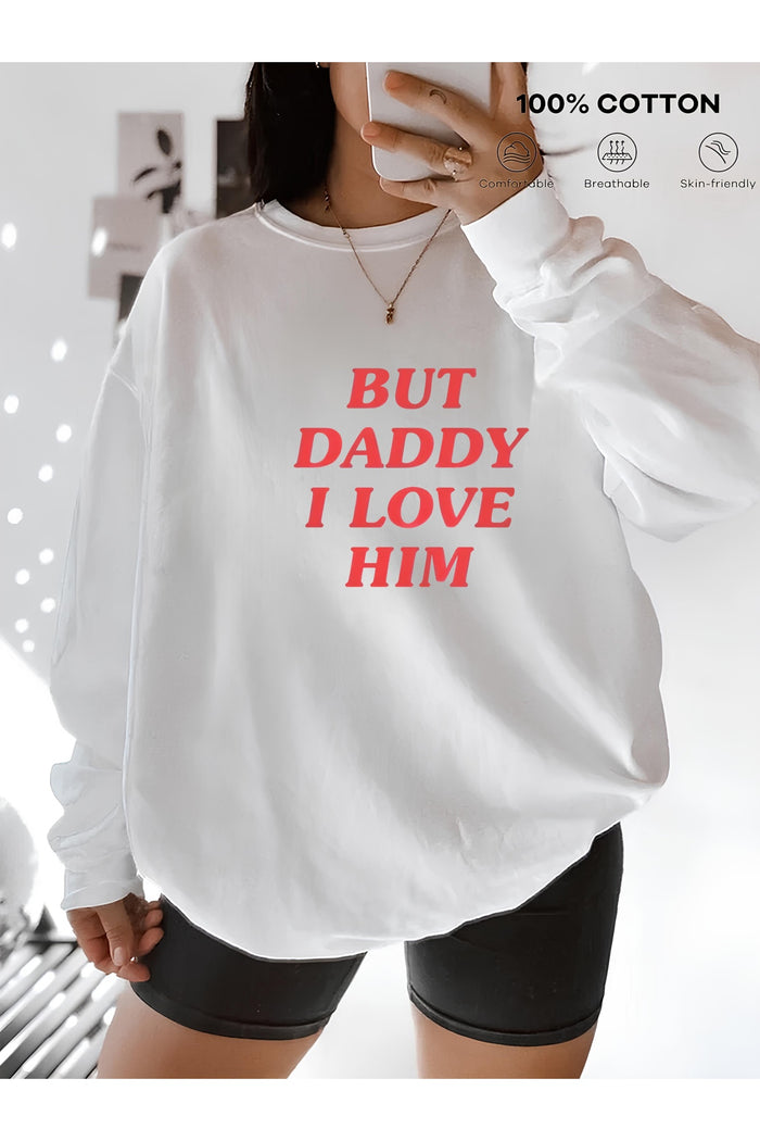 Premium Oversize Kesim Uzun Kollu Baskılı Sweatshirt