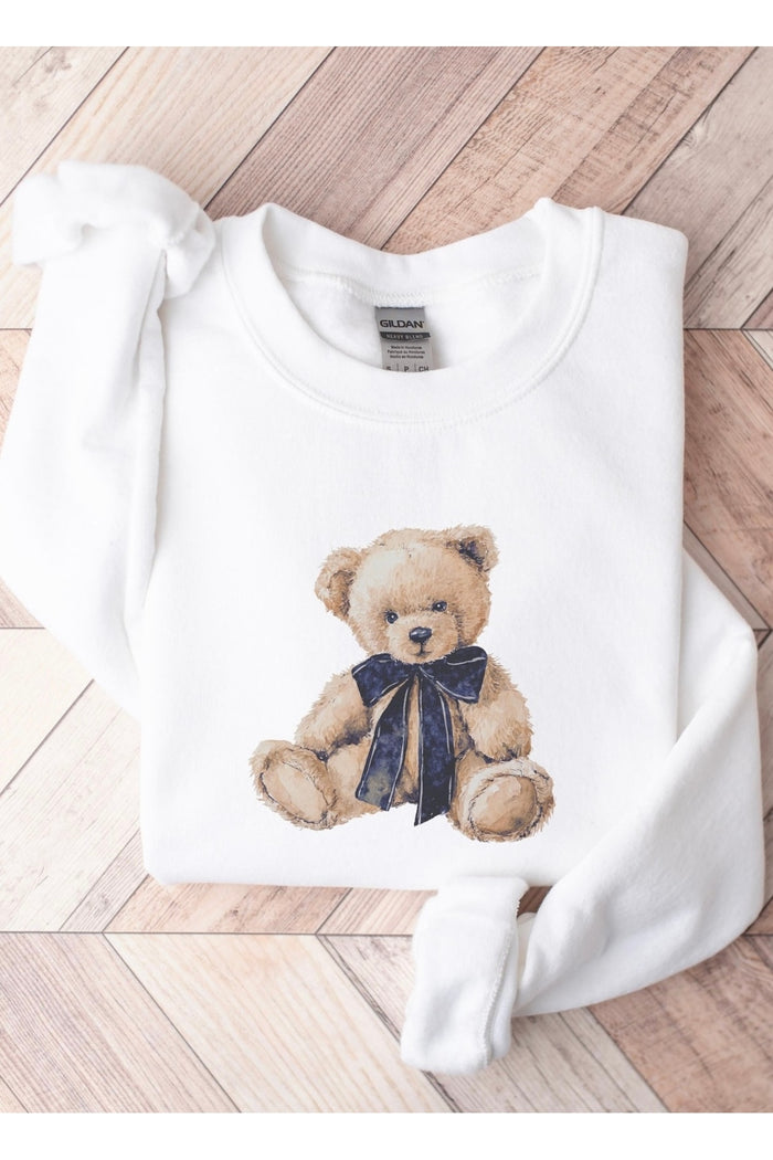 Premium Oversize Kesim Uzun Kollu Baskılı Sweatshirt