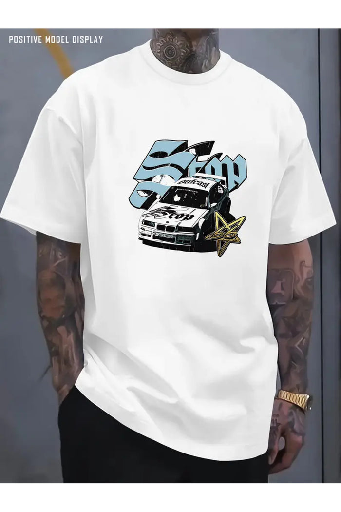 Premium Oversize Kesim Kısa Kollu Baskılı T-shirt