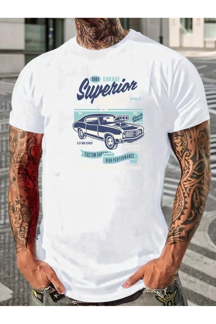 Premium Oversize Kesim Kısa Kollu Baskılı T-shirt