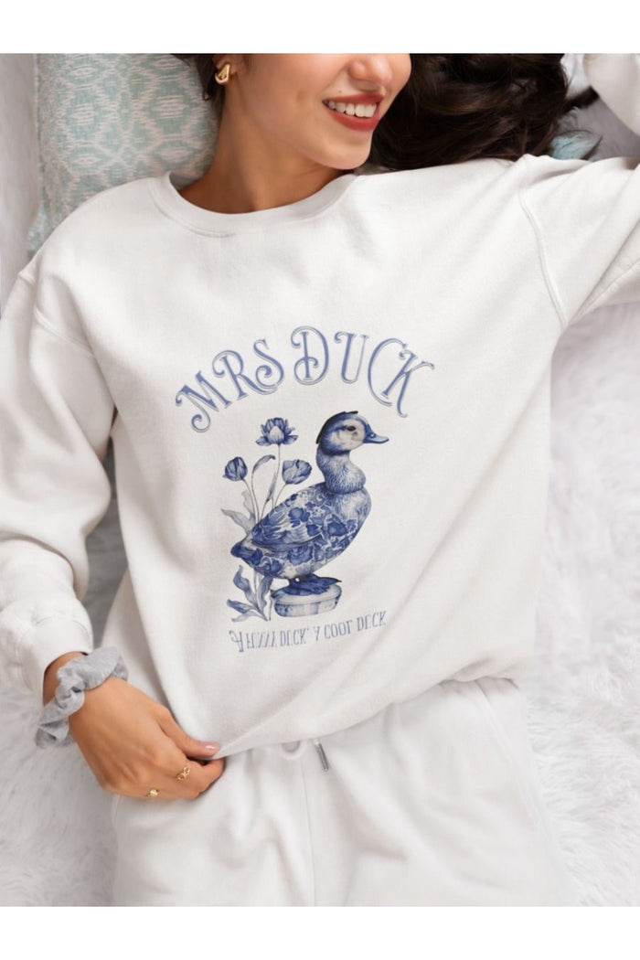 Premium Oversize Kesim Uzun Kollu Baskılı Sweatshirt