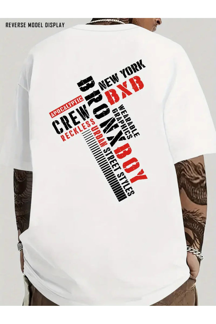 Premium Oversize Kesim Kısa Kollu Baskılı T-shirt