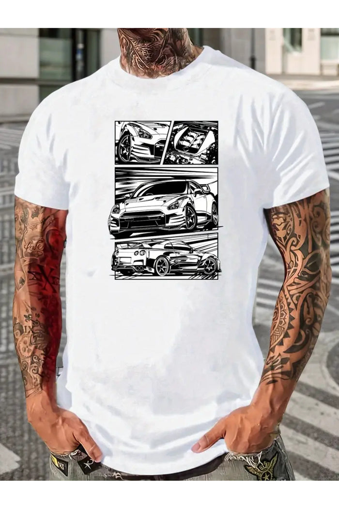 Premium Oversize Kesim Kısa Kollu Baskılı T-shirt