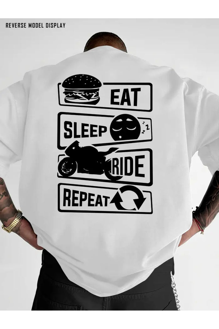 Premium Oversize Kesim Kısa Kollu Baskılı T-shirt
