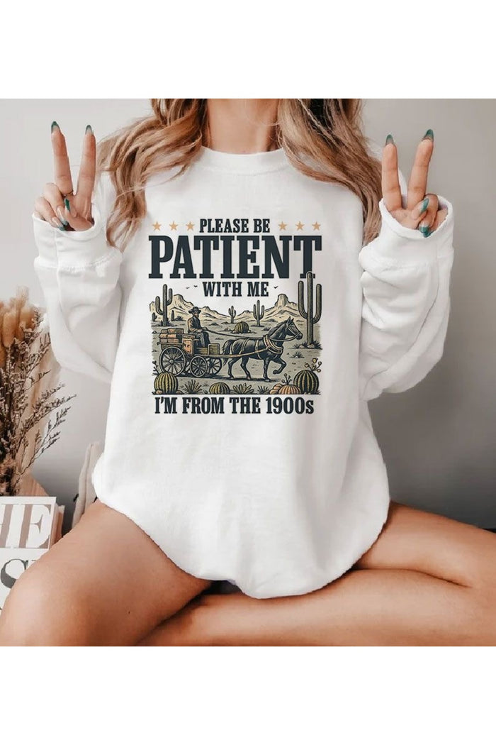 Premium Oversize Kesim Uzun Kollu Baskılı Sweatshirt