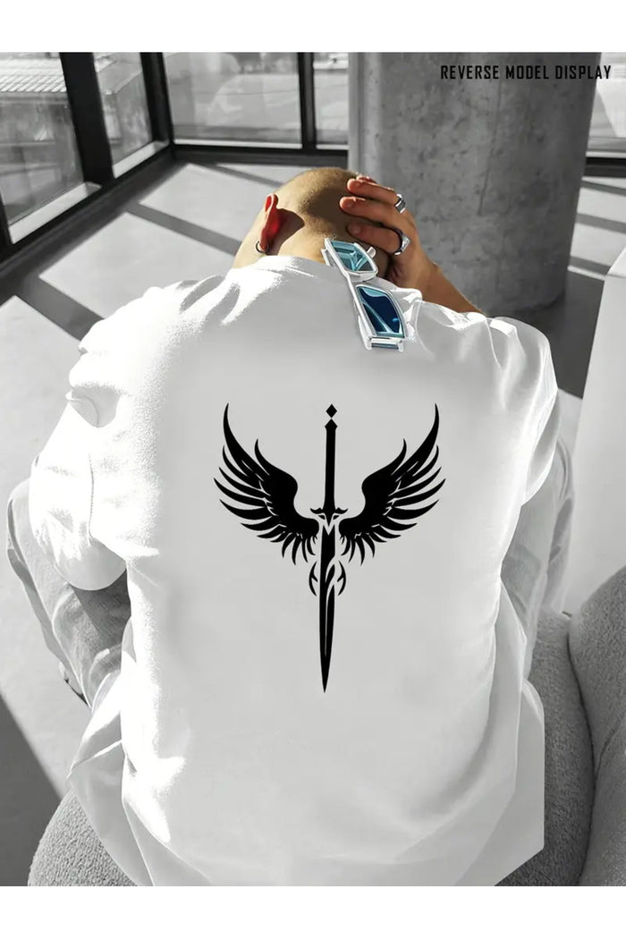 Premium Oversize Kesim Kısa Kollu Baskılı T-shirt