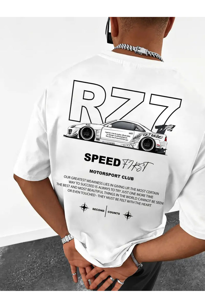 Premium Oversize Kesim Kısa Kollu Baskılı T-shirt