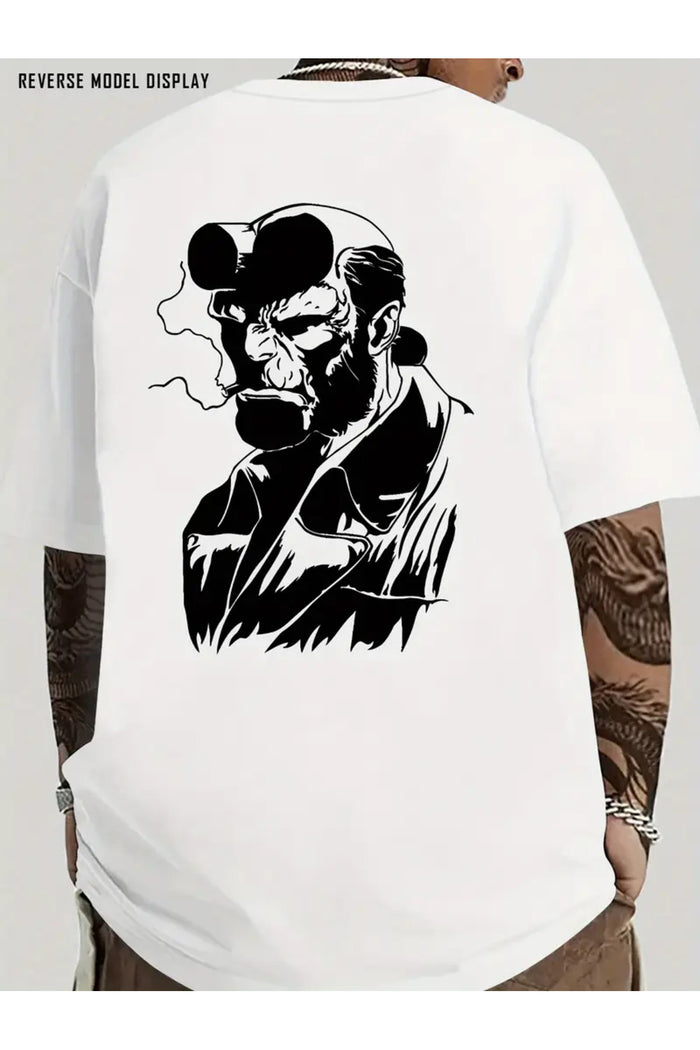 Premium Oversize Kesim Kısa Kollu Baskılı T-shirt
