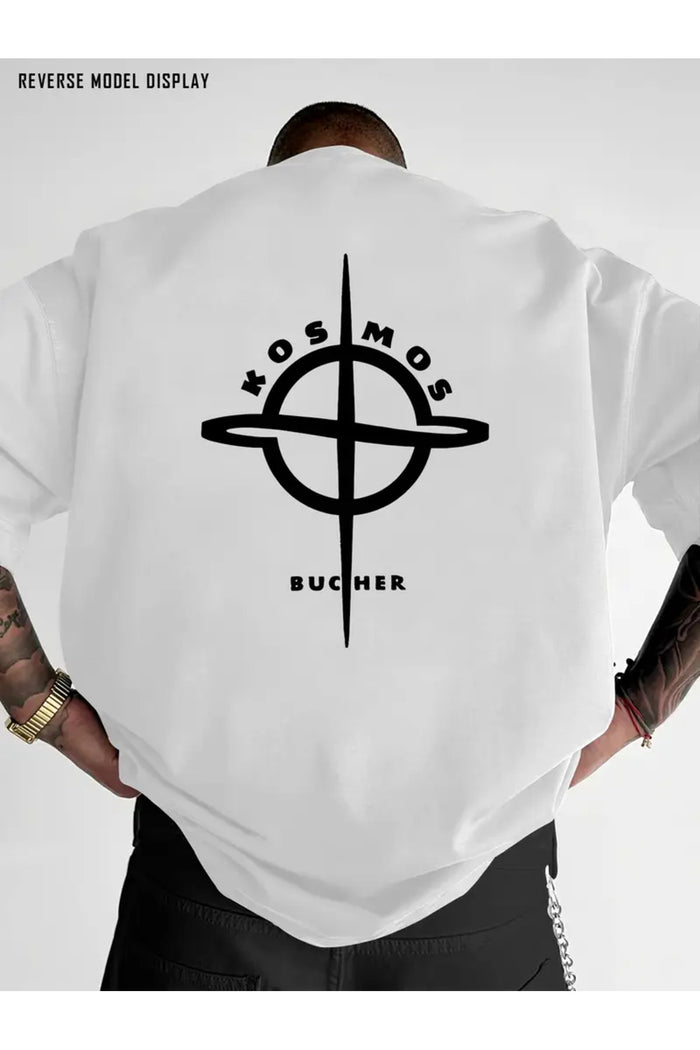 Premium Oversize Kesim Kısa Kollu Baskılı T-shirt