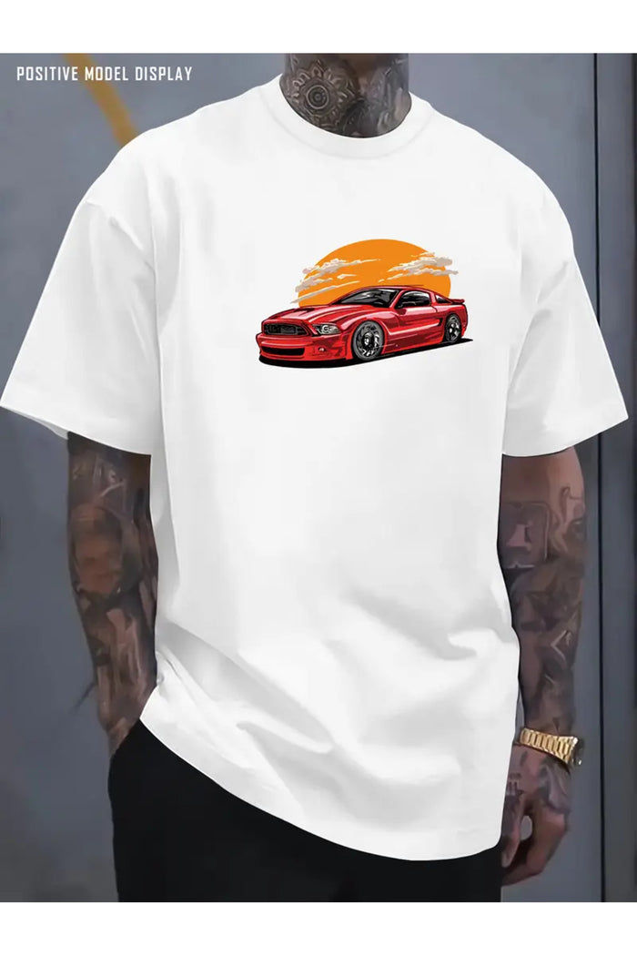 Premium Oversize Kesim Kısa Kollu Baskılı T-shirt