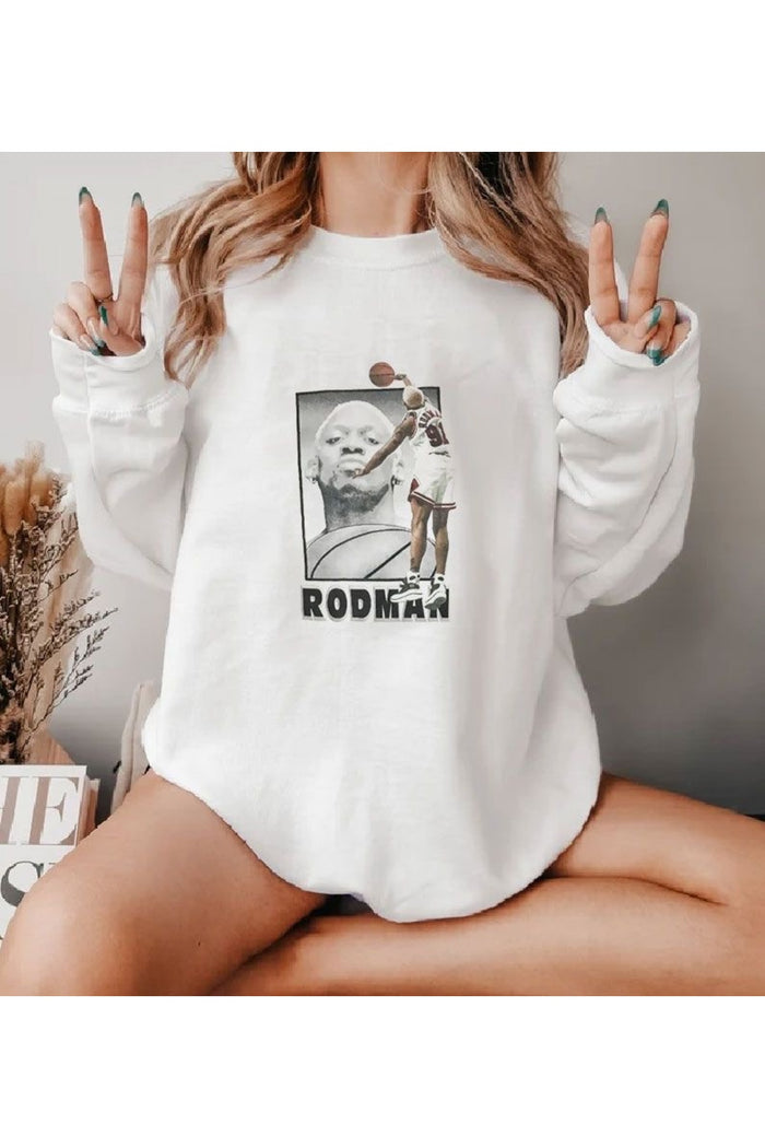 Premium Oversize Kesim Uzun Kollu Baskılı Sweatshirt