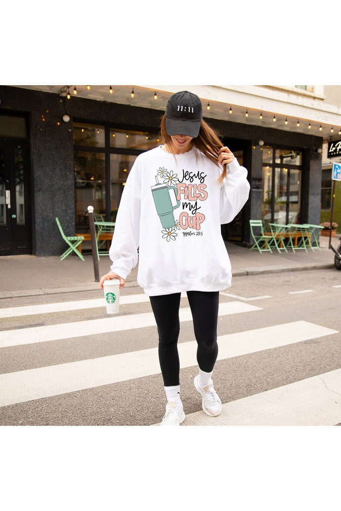 Premium Oversize Kesim Uzun Kollu Baskılı Sweatshirt