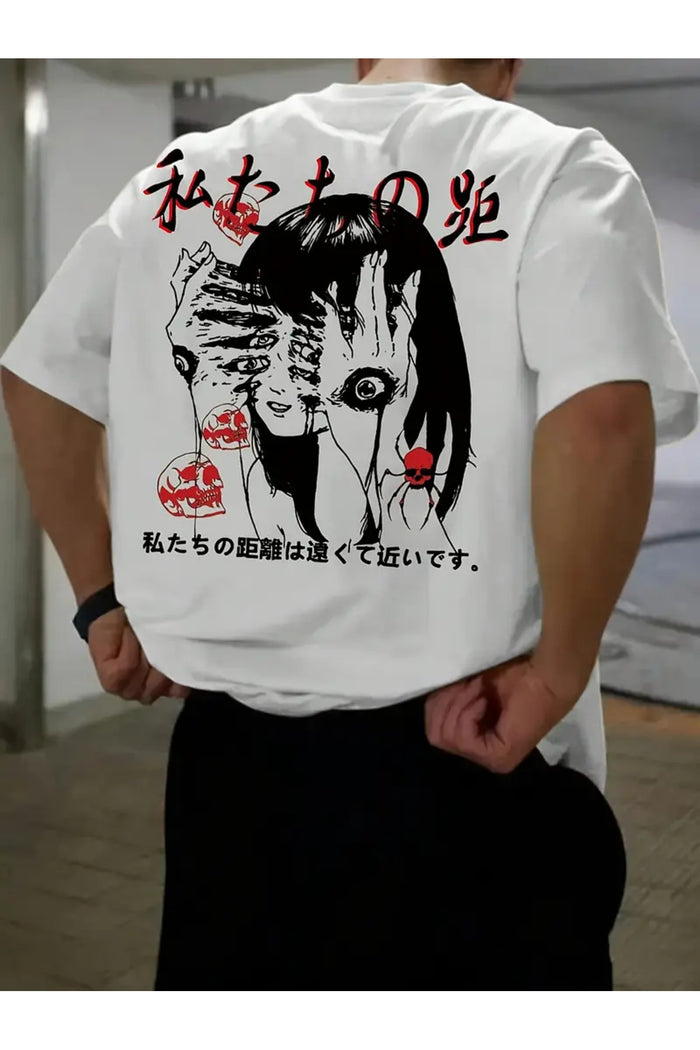 Premium Oversize Kesim Kısa Kollu Baskılı T-shirt