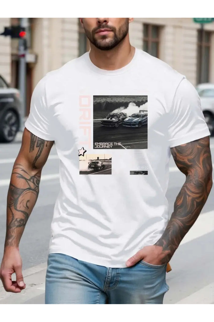 Premium Oversize Kesim Kısa Kollu Baskılı T-shirt