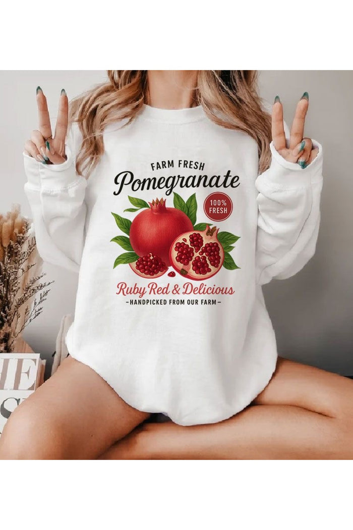 Premium Oversize Kesim Uzun Kollu Baskılı Sweatshirt