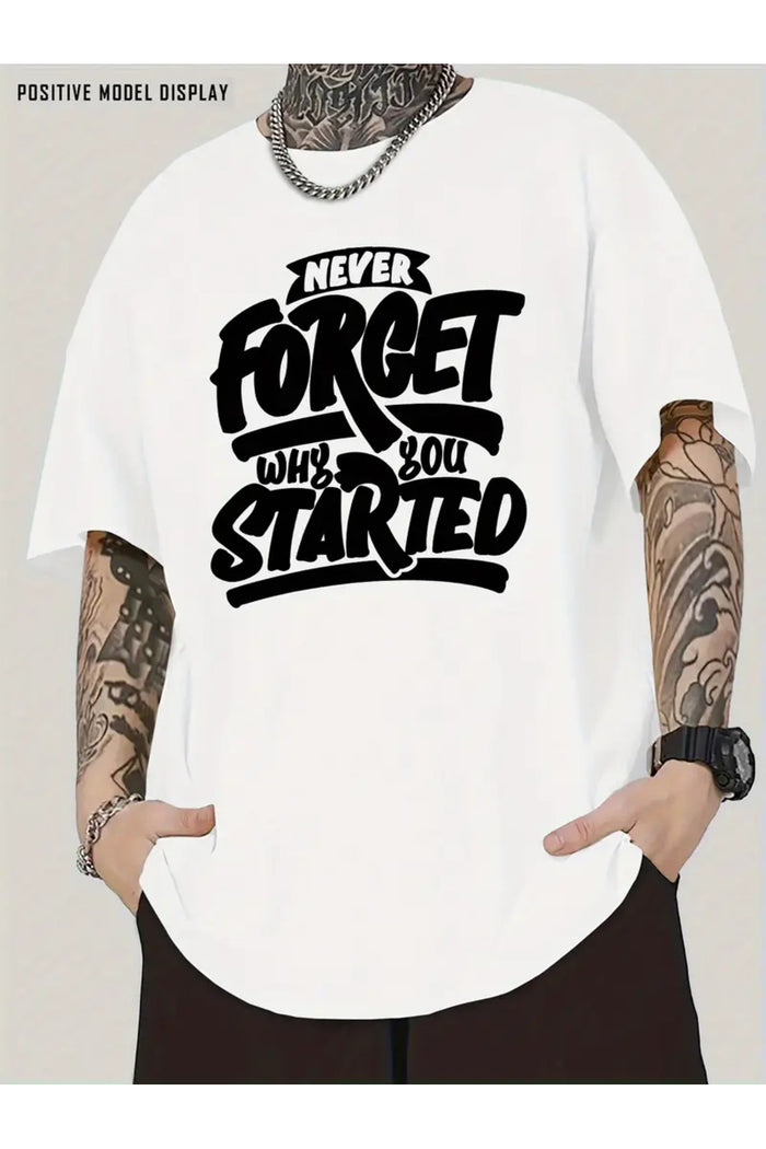Premium Oversize Kesim Kısa Kollu Baskılı T-shirt