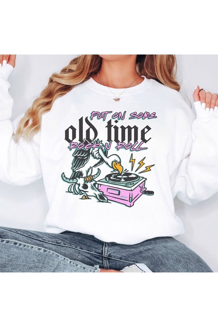 Premium Oversize Kesim Uzun Kollu Baskılı Sweatshirt