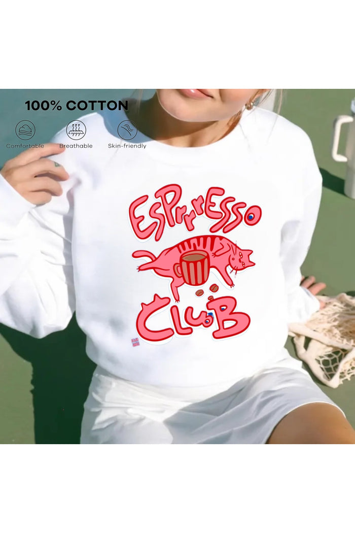 Premium Oversize Kesim Uzun Kollu Baskılı Sweatshirt