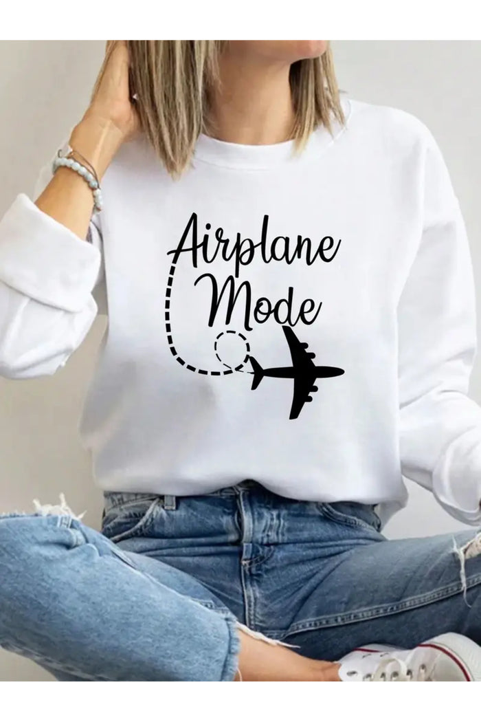 Premium Oversize Kesim Uzun Kollu Baskılı Sweatshirt