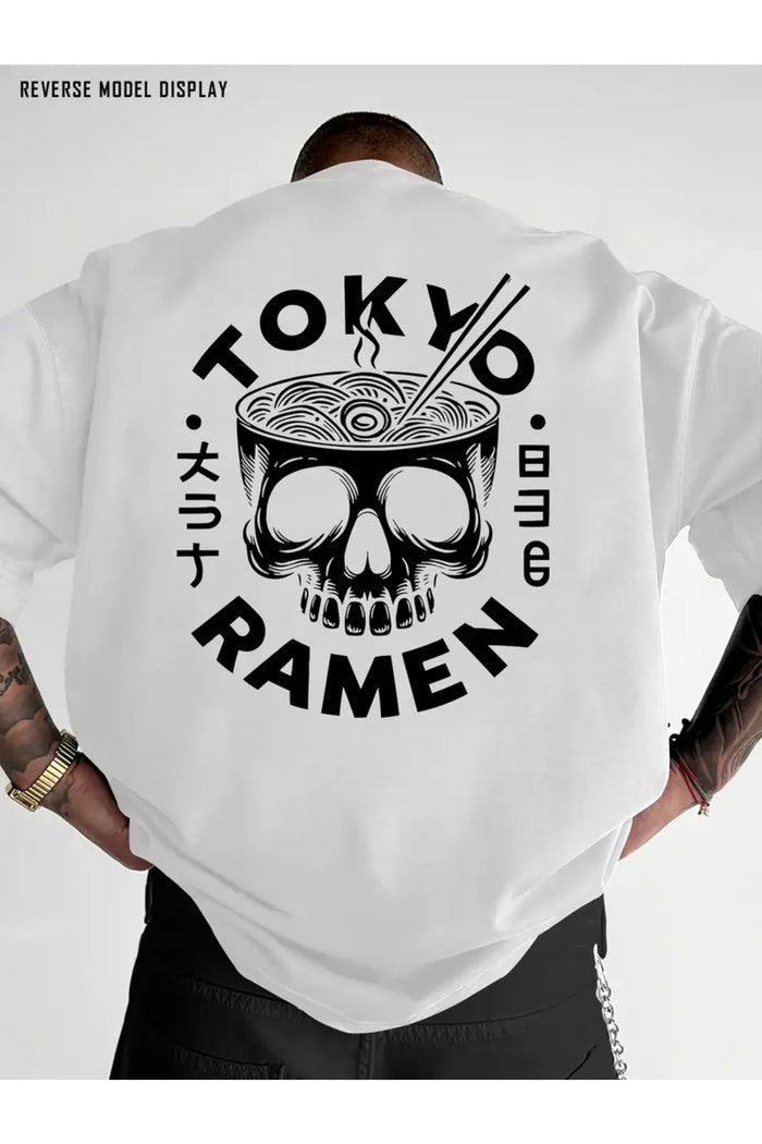 Premium Oversize Kesim Kısa Kollu Baskılı T-shirt