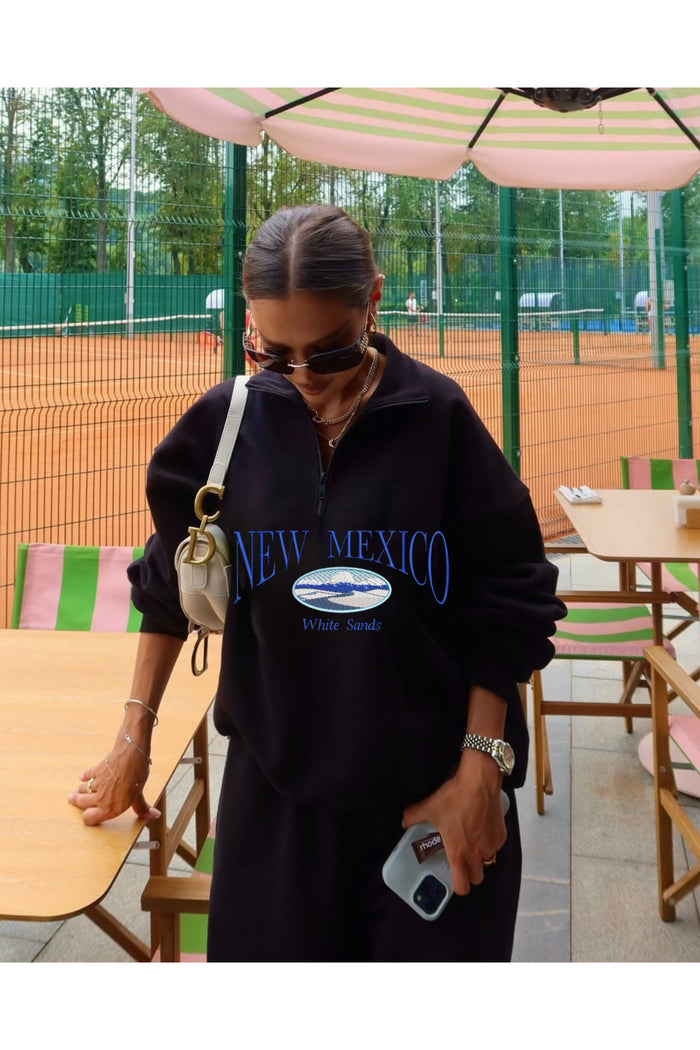 Edwar Serisi Limited Edition Fermuarlı Oversize Kesim Sweatshirt