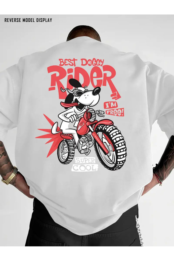 Premium Oversize Kesim Kısa Kollu Baskılı T-shirt