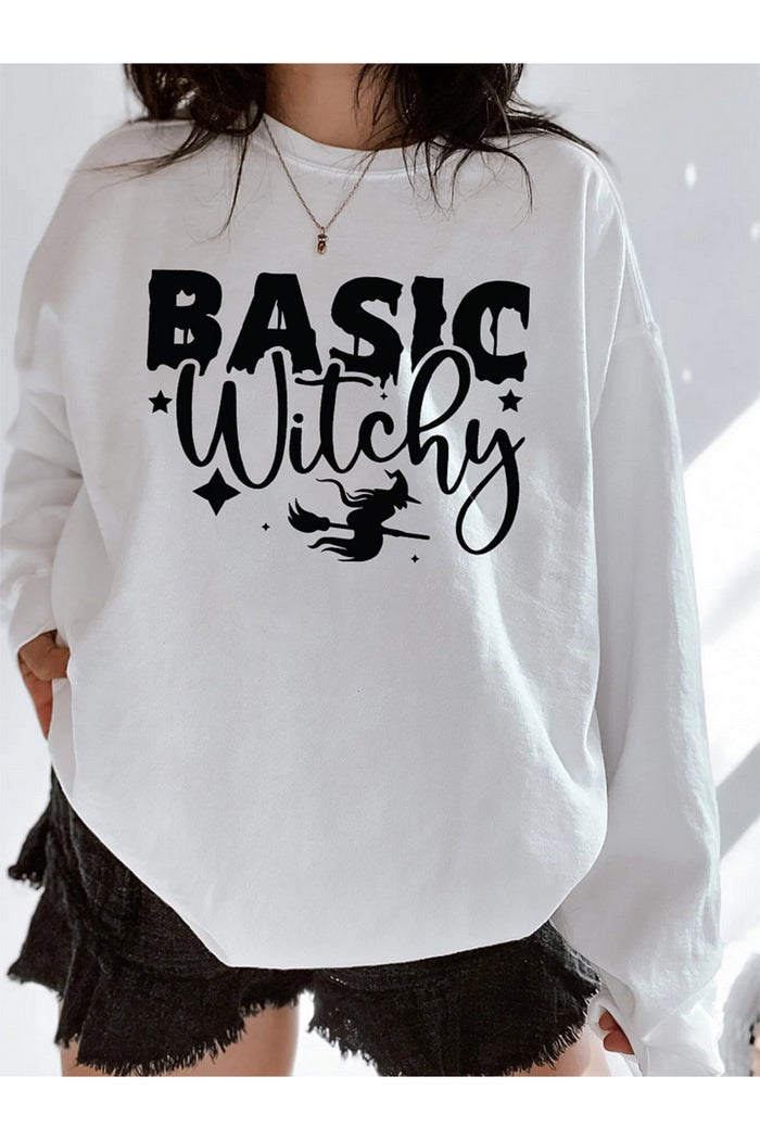 Premium Oversize Kesim Uzun Kollu Baskılı Sweatshirt