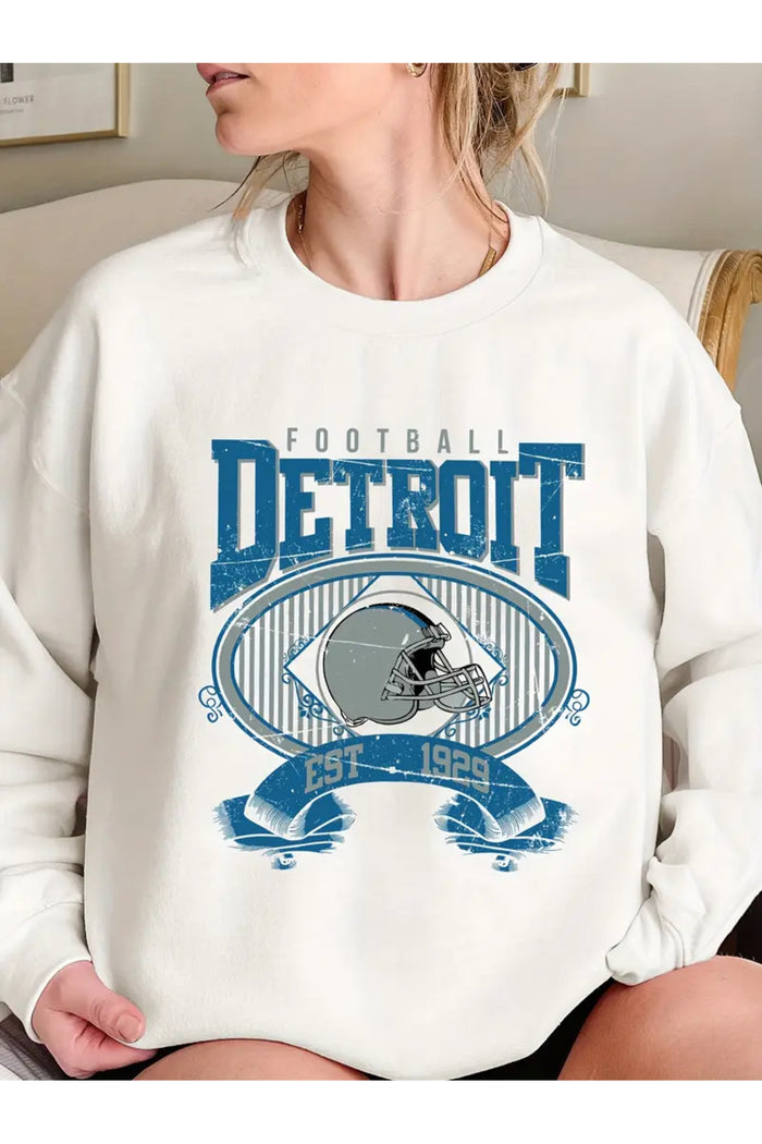 Premium Oversize Kesim Uzun Kollu Baskılı Sweatshirt