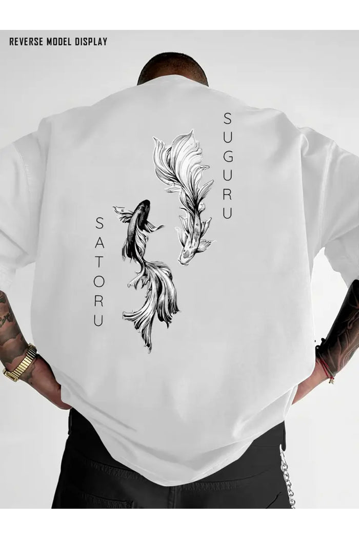 Premium Oversize Kesim Kısa Kollu Baskılı T-shirt